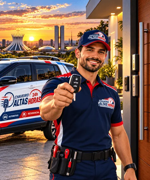 Chaveiro Altas Horas, atendimento automotivo e residencial em Brasília