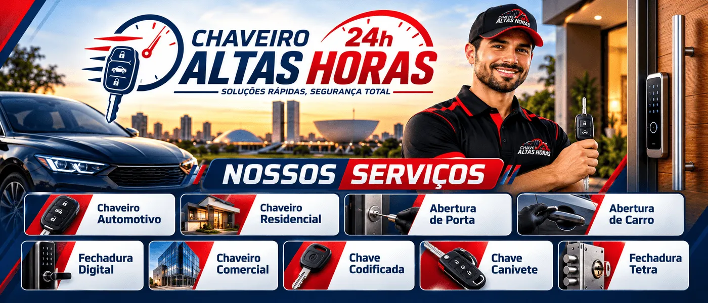 Serviços de chaveiro automotivo, residencial, abertura de portas, abertura de carros, fechaduras e chaves codificadas